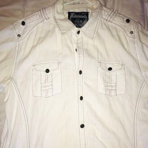 Buckle Black Short Sleeve Men’s Shirt